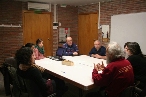 Treball de grups sala verme